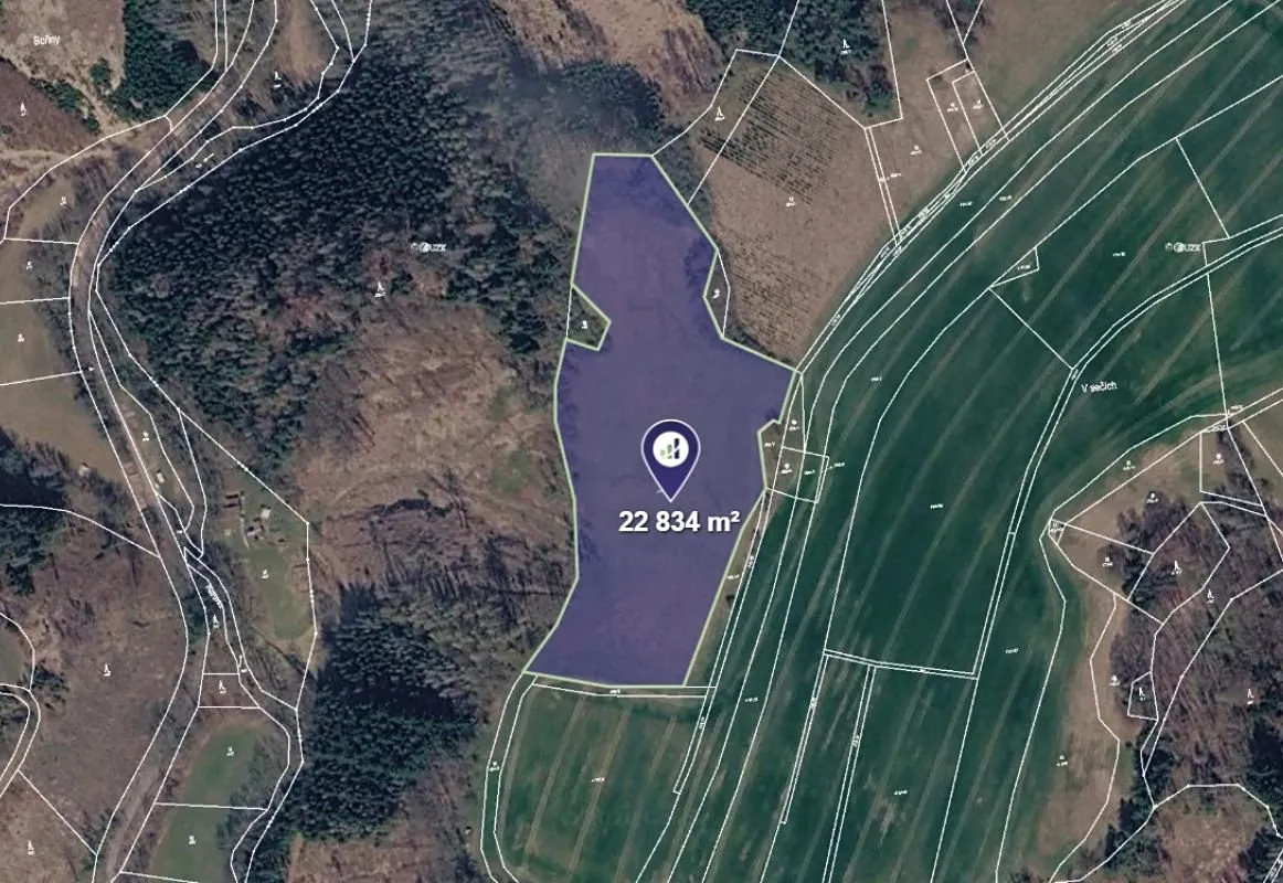 Prodej louky 22834 m²